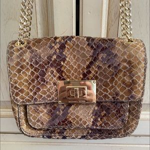 Michael Kors crossbody snakeskin bag